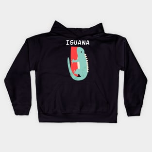 Iguana Alphabet Funny Kids Hoodie